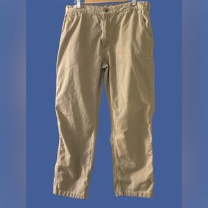 Carhartt B175 GKH 38x32 Hamilton Dungaree Fit Canvas Khaki Work Pants EUC